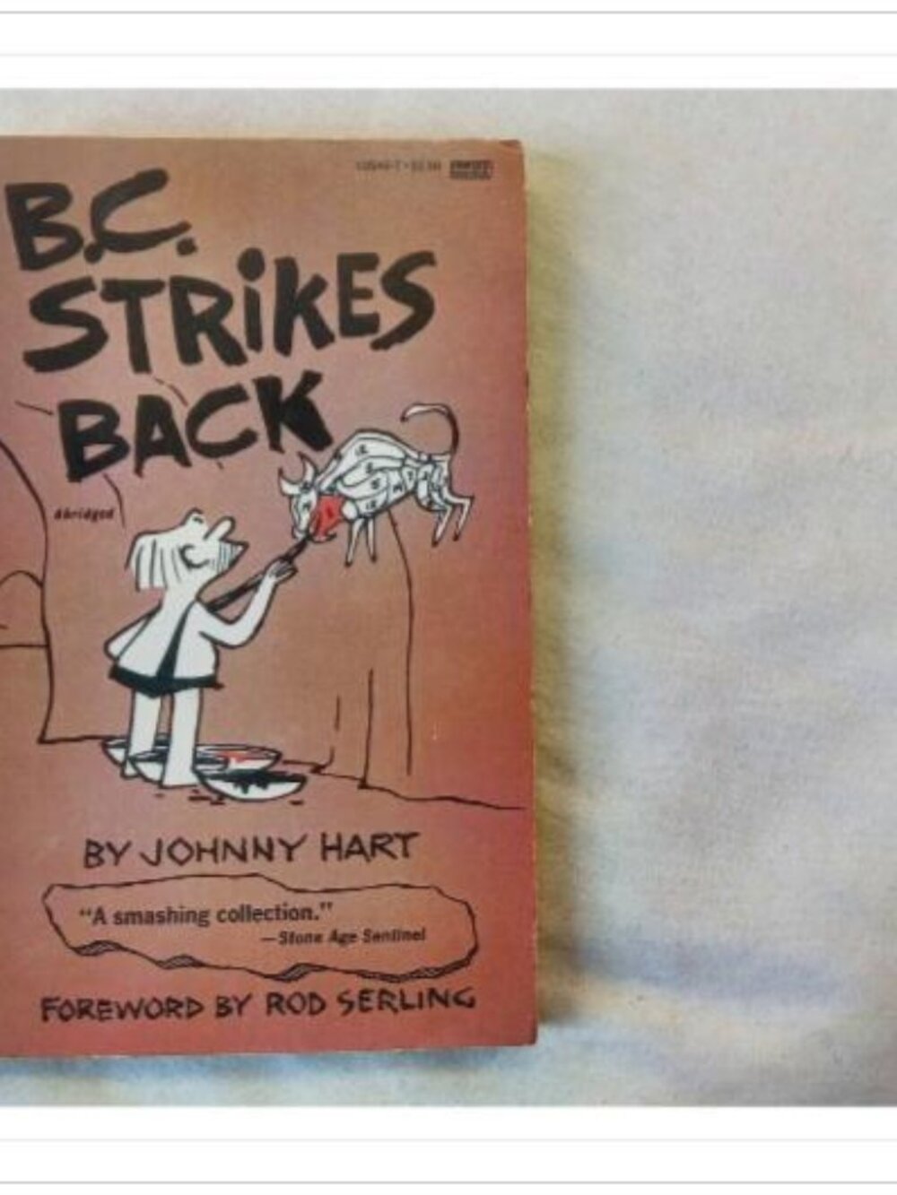 B.C. Strikes Back Johnny Hart 1983 First Canadian Edition Paperback Book Novel